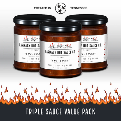 Chi-Chee (9oz) - Triple Sauce Value Pack